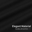 Easy-Going Blackout Curtains for Bedroom, Solid Thermal Insulated Grommet and Noise Reduction Window Drapes, Room Darkening Curtains for Living Room, 2 Panels (34x84 in, Black) by CozyNest Decor