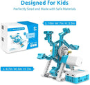 WhalesBot D1 21-in-1 STEM Coding Robot Kit for Kids (Ages 4-10), 280+ Pieces Educational Building Set with APP-Controlled & Programming, 3D APP Guidance, Ideal Toy Gift for Boys & Girls by TinyTreasures Baby Boutique