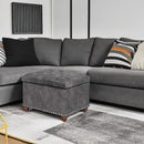 Joveco 24" Rectangular Ottoman with Storage for Living Room, Upholstered Storage Bench Foot Stool and Seat with Lift Off Lid, Coffee Table Footrest for Bedroom by CozyNest Decor