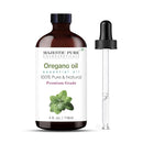Majestic Pure Oregano Essential Oil with Glass Dropper - Huge 4 Fl Oz - 100% Pure and Natural Oregano Oil - Premium Grade Essential Oils for Diffuser, Aromatherapy, Soap and Candle Making by CozyNest Decor