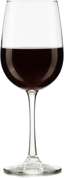 Libbey Vina Tall Wine Glasses Set, All Purpose Red and White Wine Glasses Set of 12, Professional Grade Glass Wine Glasses for Gatherings, Events by CozyNest Decor