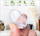Clear Corner Protectors for Baby Safety, Transparent Furniture Edge Guards, Cushioned Protection for Tables, Soft Bumpers (18) by TinyTreasures Baby Boutique
