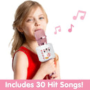 Move2Play, Kids Karaoke Microphone | Includes Bluetooth & Pre-Loaded Songs | Birthday Girls Present for All Ages, 2, 3, 4, 5+ Year Old Girls, Boys & Toddlers (Pink) by TinyTreasures Baby Boutique