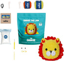 THE GOOKIE Amigurumi Crochet Kit for Beginners – DIY Crochet Kit with Yarn, Hook, Eyes & Stuffing – Easy Starter Set with Video Tutorials – Cute Plush Toy Craft Gift for Kids, Teens & Adults (Lion) by TinyTreasures Baby Boutique