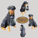 NASKY The Resin Handicraft Solar - Powered Hanging Lamp in The Shape of A Simulated Puppy of The Courtyard is Suitable for Places Such As Courtyards, Gardens and Balconies (Ronaway Dog) by GreenHaven Gardens