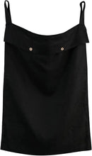 Linen Hanging Laundry Bag, 100% Linen Over The Door Laundry Hamper with Buttons and Zipper, Space Saving Door Hampers for Laundry Dirty Clothes Home Travel, Black by CozyNest Decor