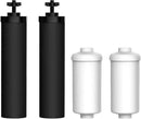 AQUACREST NSF/ANSI 42&372 Standard Water Filter, Replacement for Berkey® Gravity Water Filter System, Berkey® BB9-2® Black Filters & PF-2® Fluoride Filters by CozyNest Decor