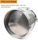 Stainless Steel Milk Can, 12L/3.16 Gallon Heavy Duty Airtight Storage Canister Milk Bucket with Lid, Embedded Silicone Milk Jug Wine Pail Water Cereals Bucket with Three Latches and Two Handles by CozyNest Decor
