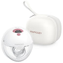 Momcozy M5 Hands-Free Wearable Breast Pump, Double-Sealed Flange for Baby-Like Comfort, 3 Modes & 9 Suction Levels, Portable Electric Pump – 24mm, 1 Pack Cozy Red by TinyTreasures Baby Boutique