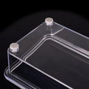 Clear Seasoning Box - 4 Piece Acrylic Spice Storage Container storage Tool for Kitchen Herb Spice Tools Gadgets-Cruet with Lid and Spoon