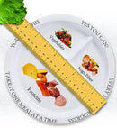 Bariatric Portion Control Plates for Weight Loss - Perfect for Bariatric Surgery Patients, Portion Control Containers for Easy Weight Management and Healthy Eating Habits - 2 Pack by CozyNest Decor
