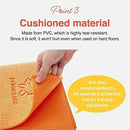 Folding Yoga Travel Pilates Mat Foldable Easy to Carry to Class Beach Park Tear resistant Travel Picnics 4mm Thick 9 Colors by TinyTreasures Baby Boutique