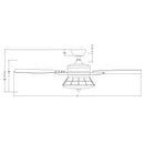 52" Antone Industrial Downrod Mount Reversible Ceiling Fan with Lighting and Remote Control