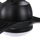 52" Cason Induatrial Downrod Mount Reversible Ceiling Fan with LED Lighting and Remote Control