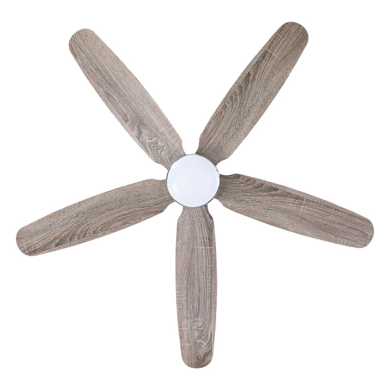 52" Dicken Farmhouse Downrod Mount Reversible Ceiling Fan with Lighting and Remote Control