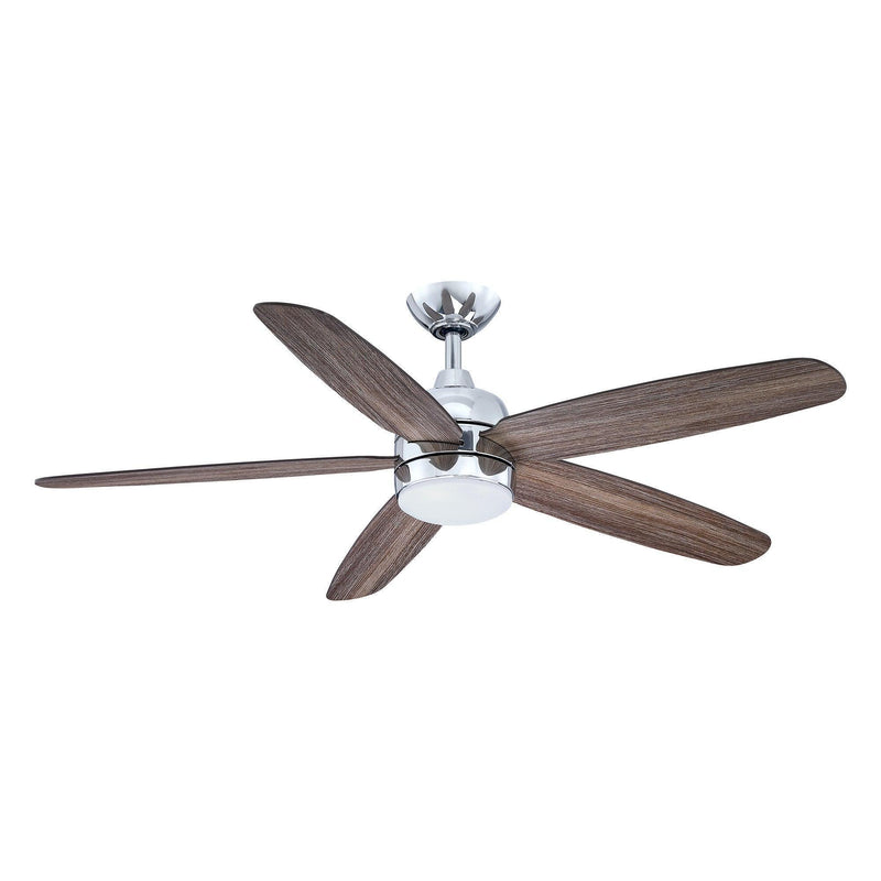52" Dicken Farmhouse Downrod Mount Reversible Ceiling Fan with Lighting and Remote Control