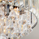 52" Elkton Modern Reversible Crystal Fandelier with Lighting and Remote Control