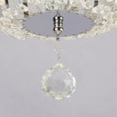 52" Ganga Modern Downrod Mount Reversible Crystal Ceiling Fan with Lighting and Remote Control