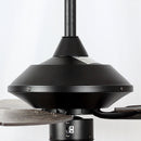 52" Howell Modern Downrod Mount Reversible Crystal Ceiling Fan with Lighting and Remote Control