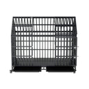 52-Inch Heavy-Duty Dog Crate With Roof Top Escape Proof Design (SAK90267)