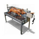 52-Inch Stainless Steel Charcoal Rotisserie Spit Roaster With Wind Shield (SAK37482)