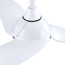 52" Industrial DC Motor Downrod Mount Reversible Ceiling Fan with LED Lighting and Remote Control