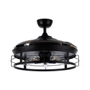 52" Jamshedpur Industrial Downrod Mount Ceiling Fan with Lighting and Remote Control