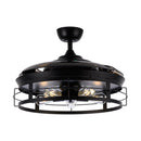 52" Jamshedpur Industrial Downrod Mount Ceiling Fan with Lighting and Remote Control