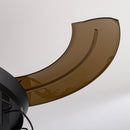 52" Industrial Downrod Mount Ceiling Fan With Lighting And Remote Control