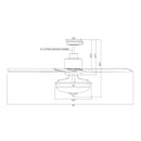 52" Mumbai Industrial Downrod Mount Reversible Ceiling Fan with Lighting and Remote Control