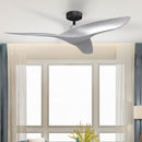 52" Punjab Industrial DC Motor Downrod Mount Reversible Ceiling Fan with Remote Control