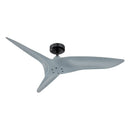 52" Punjab Industrial DC Motor Downrod Mount Reversible Ceiling Fan with Remote Control