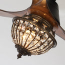 52" Vicky Farmhouse DC Motor Downrod Mount Reversible Ceiling Fan with Lighting and Remote Control