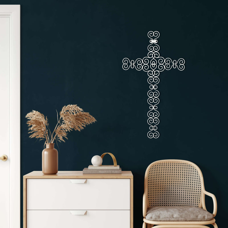 Cross Metal Wall Art
