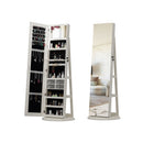 Swivel Jewelry Cabinet With Full Length Mirror by Unique Piece Furniture