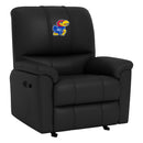 Rocker Recliner with Kansas Jayhawks Logo
