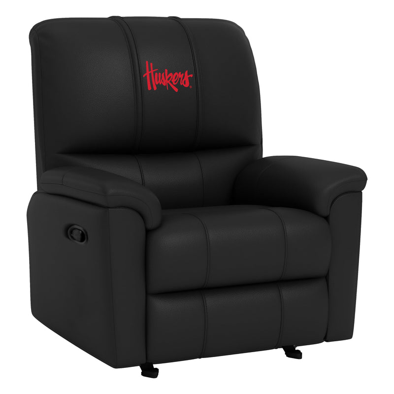 Rocker Recliner with Nebraska Cornhuskers Alternate
