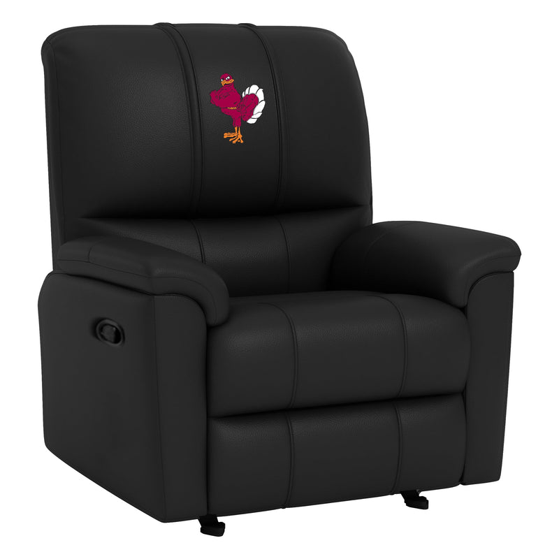 Rocker Recliner with Virginia Tech Hokies Stand Logo