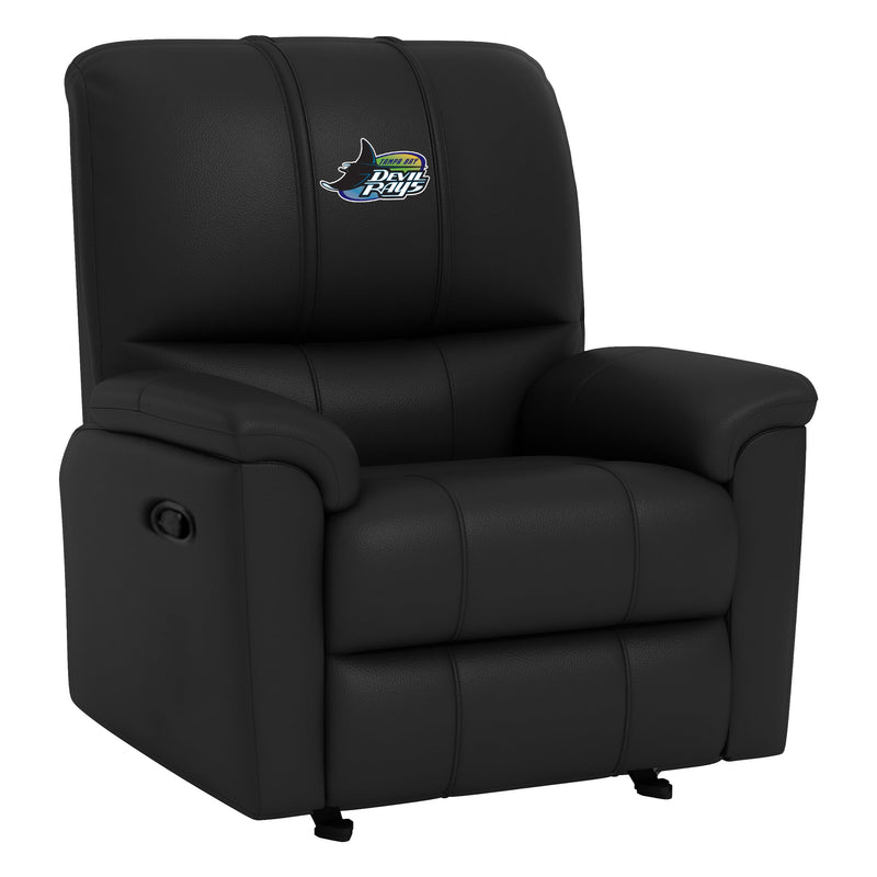 Rocker Recliner with Tampa Bay Rays Cooperstown Primary