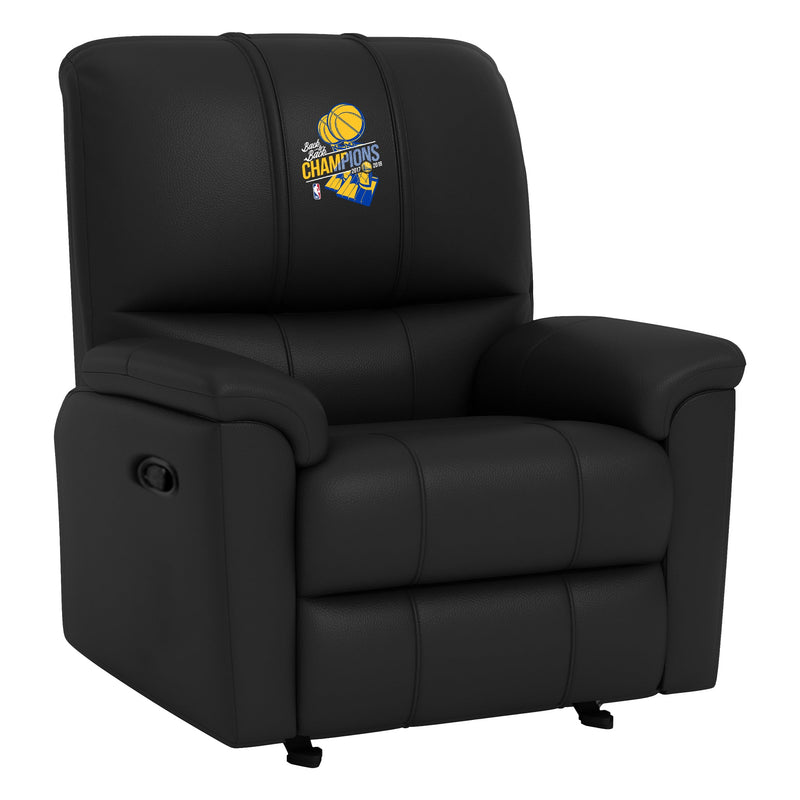 Rocker Recliner with Golden State Warriors 2018 Champions