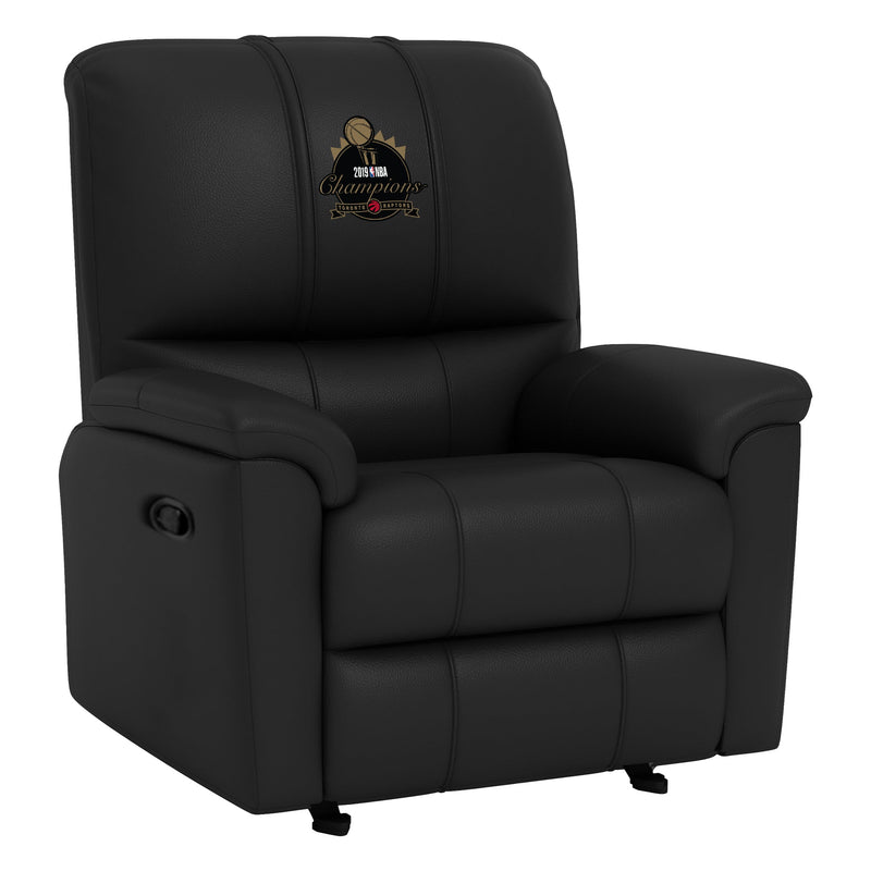Rocker Recliner with Toronto Raptors Primary 2019 Champions Logo