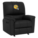 Rocker Recliner with Green Bay Packers Helmet Logo