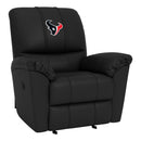 Rocker Recliner with Houston Texans Primary Logo