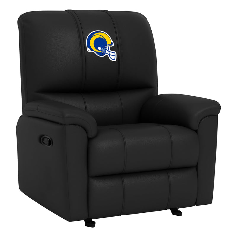 Rocker Recliner with Los Angeles Rams Helmet Logo