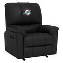 Rocker Recliner with Miami Dolphins Primary Logo