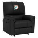 Rocker Recliner with Miami Dolphins Alternate Logo