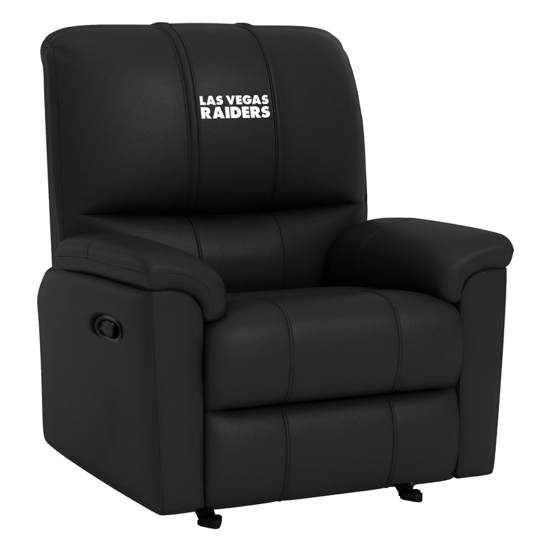 Rocker Recliner with Las Vegas Raiders Secondary Logo