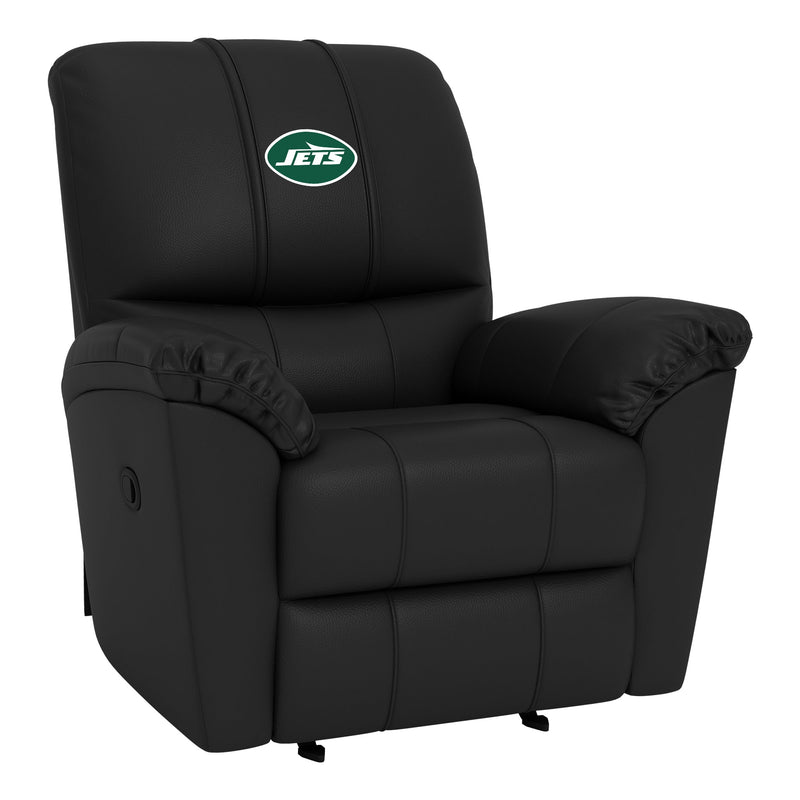 Rocker Recliner with New York Jets Legacy Secondary Logo