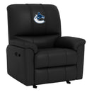 Rocker Recliner with Vancouver Canucks Logo