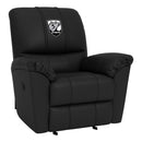 Rocker Recliner with Professional Bull Riders Bull Head Shield Logo